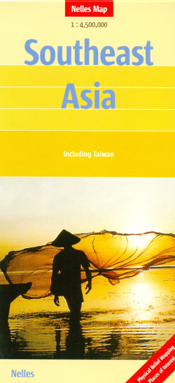 detail Jihovýchodní Asie (Southeast Asia) 1:4,5m mapa Nelles