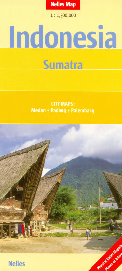 detail Indonésie (Indonesia) Sumatra 1:1,5m mapa Nelles