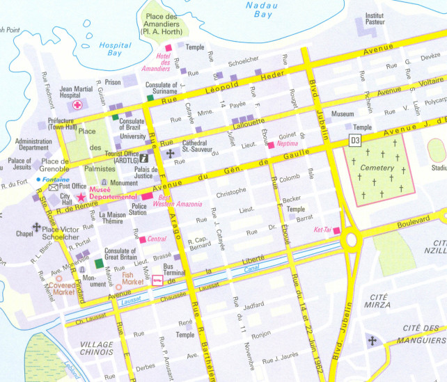 detail Venezuela, Guyana, Suriname, Fr. Guiana 1:2,5m mapa NELLES