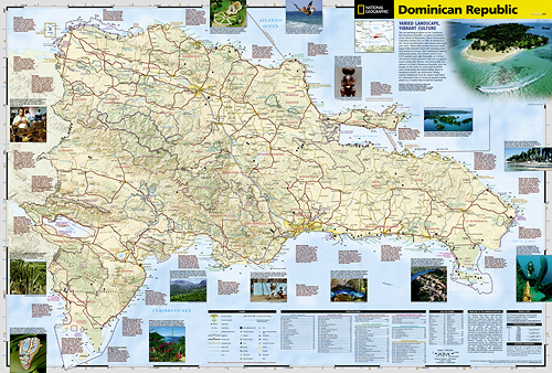 detail Dominikánská republika Adventure Map GPS komp. NGS