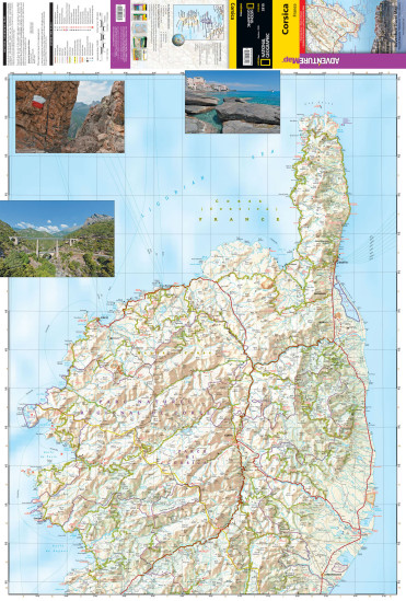 detail Korsika Adventure Map GPS komp. NGS