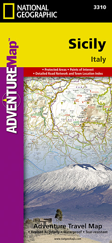 detail Sicílie Adventure Map GPS komp. NGS
