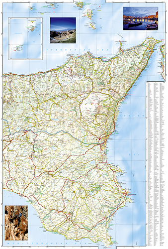 detail Sicílie Adventure Map GPS komp. NGS