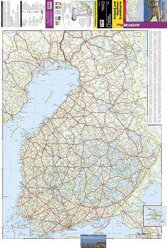 detail Finsko a Skandinávie Sever Adventure Map GPS komp. NGS