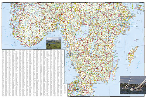 detail Jižní Švédsko a Norsko Adventure Map GPS komp. NGS