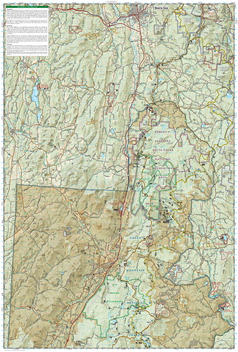 detail Green Mountain Nat.Forest South národní park (Alaska) turistická mapa GPS komp.