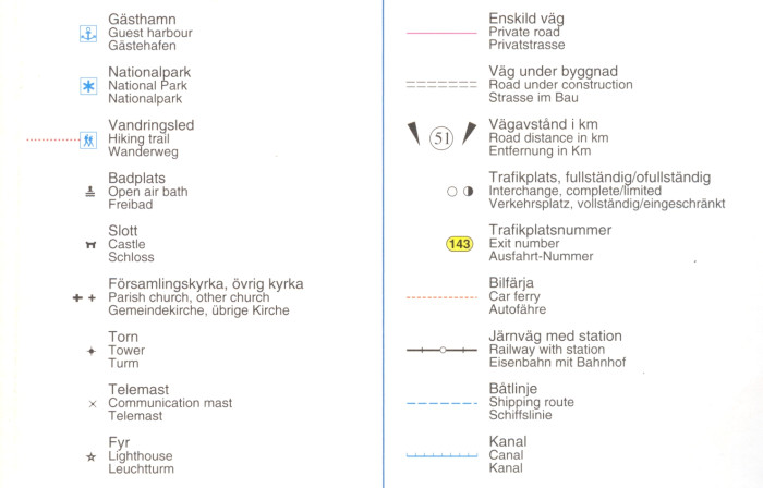 detail Švédsko Jih #1 1:250t mapa NORSTEDTS