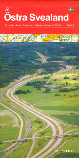 detail Švédsko Jihovýchod #3 1.250t mapa NORDSTEDTS