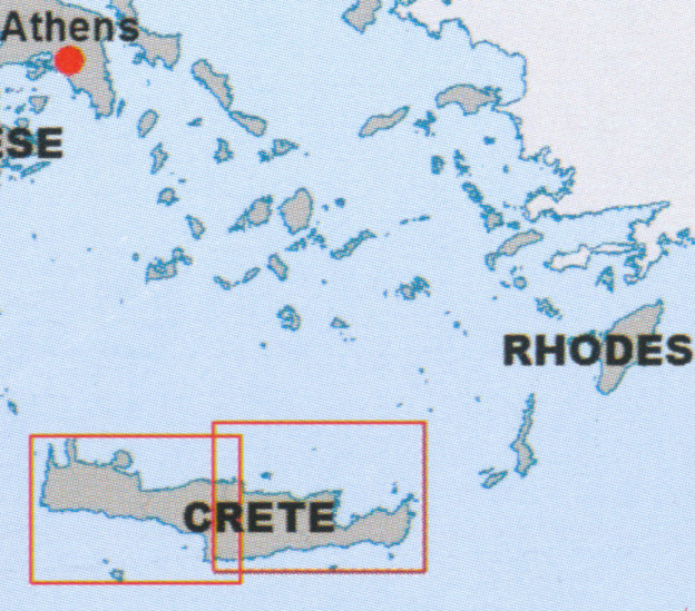 detail Kréta 1:150.000 ORAMA