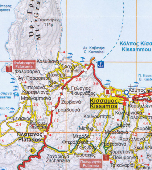 detail Kréta 1:150.000 ORAMA