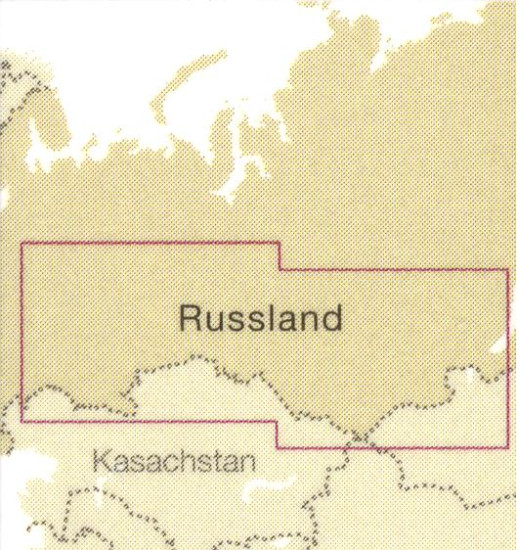 detail Rusko - od Uralu k Bajkalu 1:2m mapa RKH
