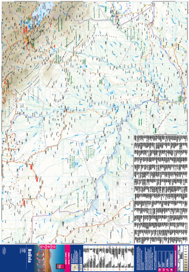 detail Bolívie 1:1,3m mapa RKH