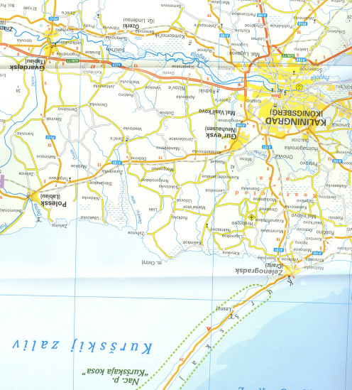 detail Litva (Lithuania) 1:325.000 mapa RKH
