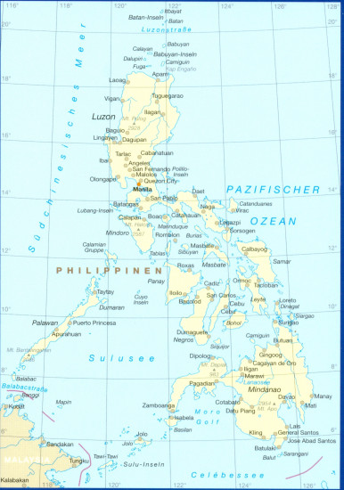 detail Filipíny (Philippines) 1:1,2m mapa RKH