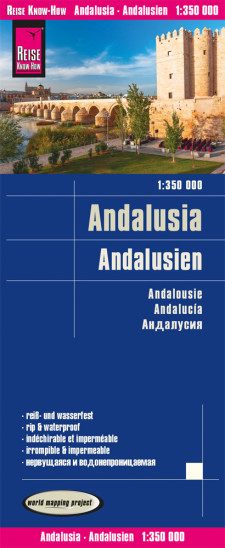 detail Andalusie (Andalucía) 1:350t mapa RKH