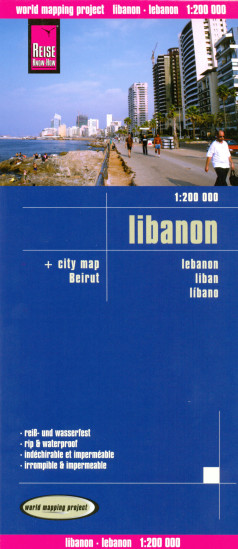detail Libanon (Lebanon) 1:200t mapa RKH