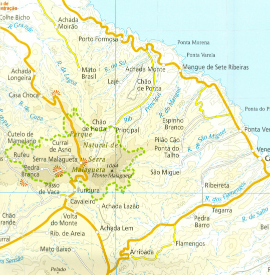 detail Kapverdy (Cape Verde) 1:135t mapa RKH