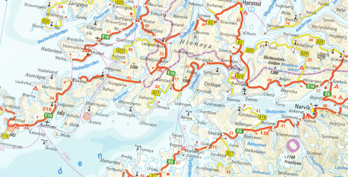 detail Finsko (Finland) 1:875t mapa RKH
