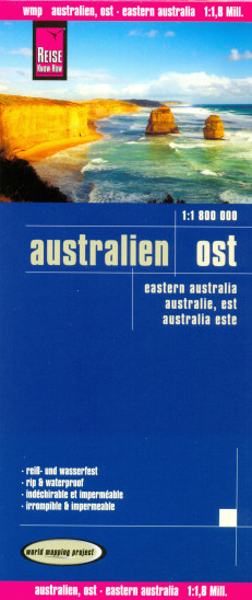 detail Východní Austrálie (Australia East) 1:1,8m mapa RKH