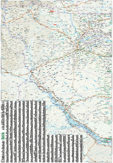 detail Senegal & Gambie 1:550t mapa RKH