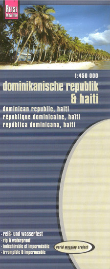 detail Dominikánská Rep. (Dominican Rep.) & Haiti 1:450t mapa RKH