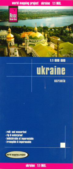 detail Ukrajina (Ukraine) 1:1m mapa RKH