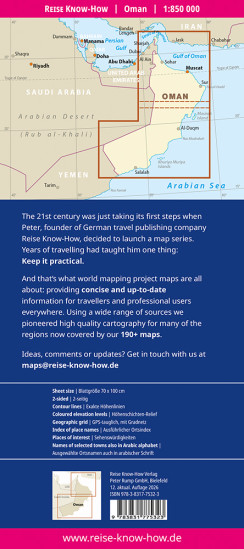 detail Oman 1:850t mapa RKH
