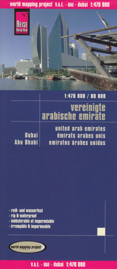 detail UAE & Dubaj 1:470t mapa RKH