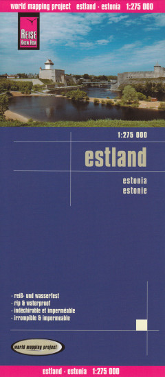 detail Estonsko (Estonia) 1:275.000 mapa RKH
