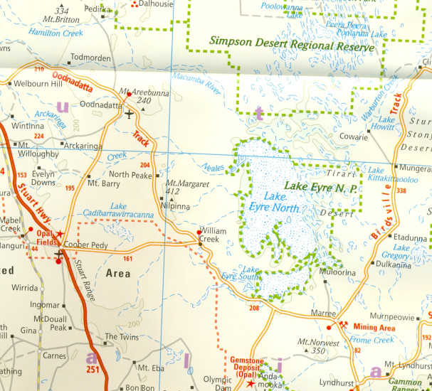 detail Austrálie (Australia) 1:4m mapa RKH