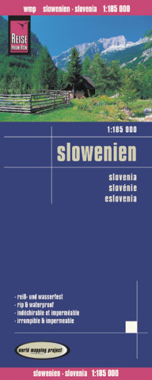 detail Slovinsko (Slovenia) 1:185.000 mapa RKH