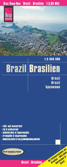 detail Brazílie (Brazil) 1:3.850.000 mapa RKH