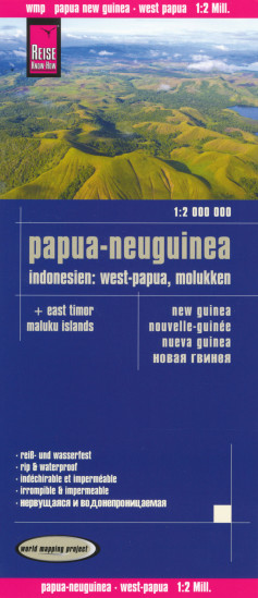 detail Papua - New Guinea 1:2m mapa RKH