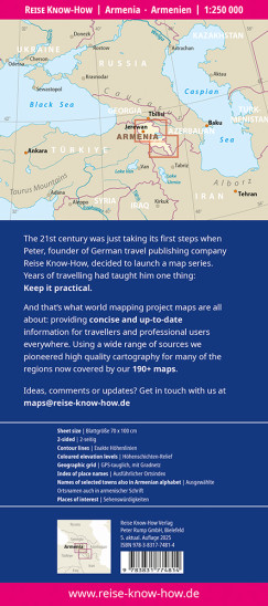 detail Armenia 1:250.000 mapa RKH