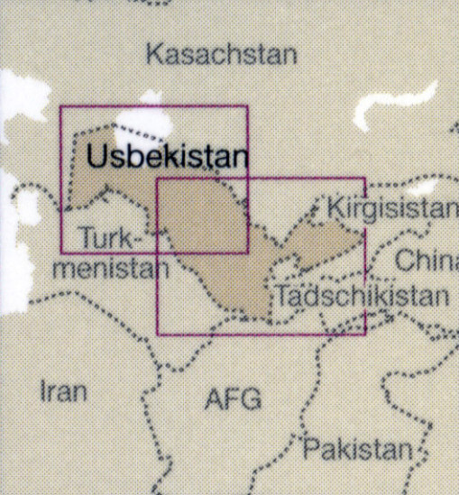 detail Uzbekistan mapa 1:1m RKH