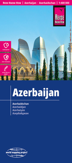 detail Azerbaijan 1:400.000 mapa RKH
