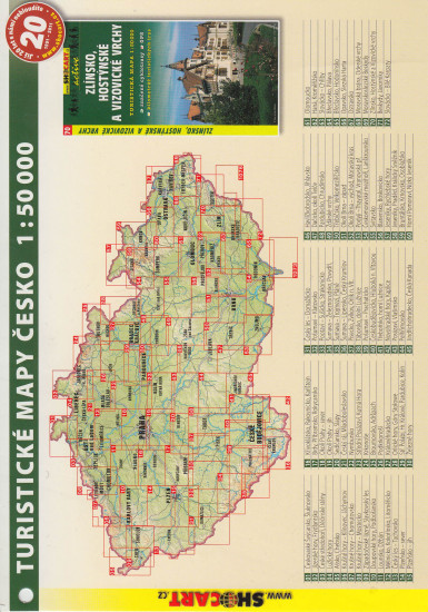 detail Českosaské Švýcarsko, Šluknovsko 1:50t turistická mapa (1) SC