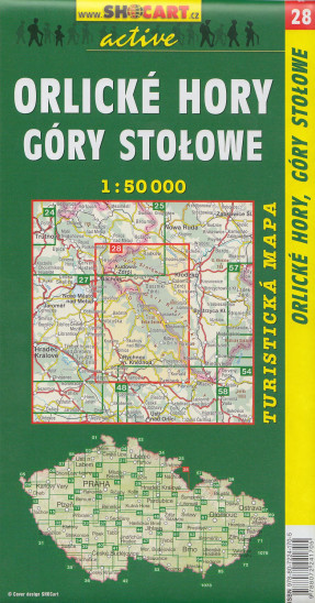 detail Orlické hory 1:50t turistická mapa (28) SC