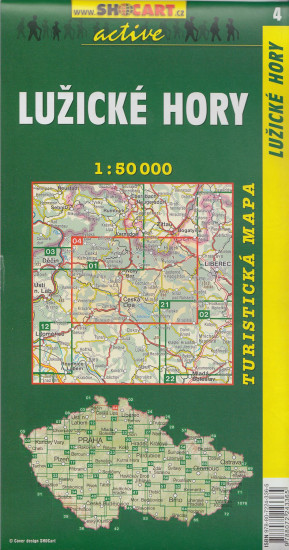 detail Lužické hory 1:50t turistická mapa (4) SC