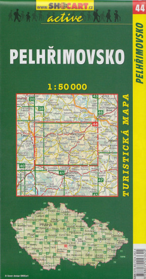 detail Pelhřimovsko 1:50t turistická mapa (44) SC