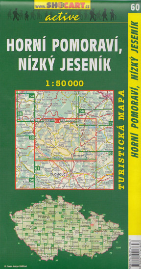detail Horní Pomoraví, Nízký Jeseník 1:50t turistická mapa (60) SC