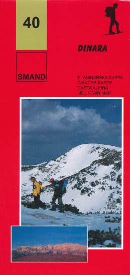 detail Dinara - Sinjal 1:25.000 trekková mapa SMAND