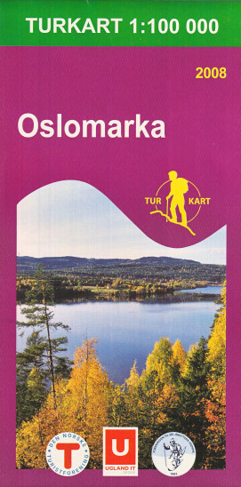 detail Oslomarka 1:100.000 mapa (Norsko) #2718