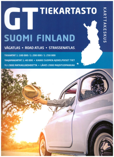 detail Suomi Finland - atlas Finsko 1:100.000 / 200.000 / 250.000