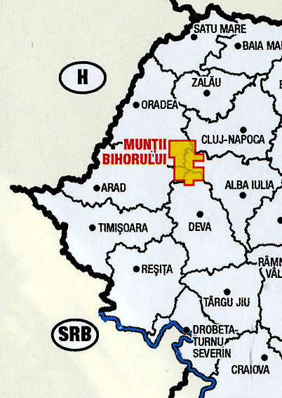 detail Bihorului, Platoul Padis 1:55.000 / 1:25.000 mapa MUNTI