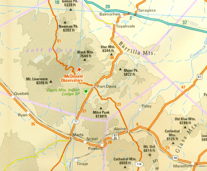detail USA Jih 1:1,25m mapa RKH