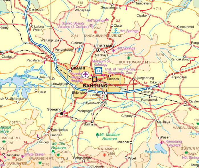 detail Java 1:600t mapa ITM
