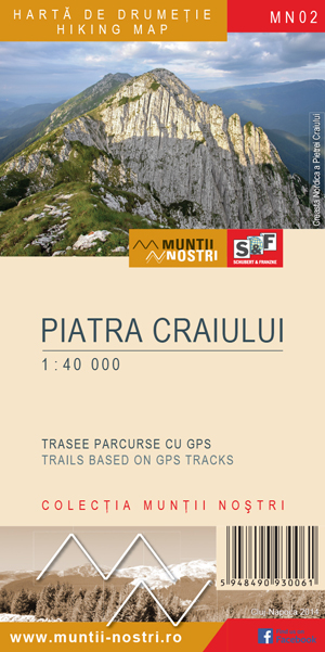 Piatra Craiului Mountains 1:40 000