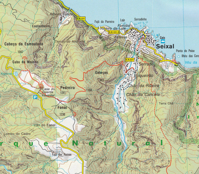 detail Madeira 1:50t mapa KOMPASS #234