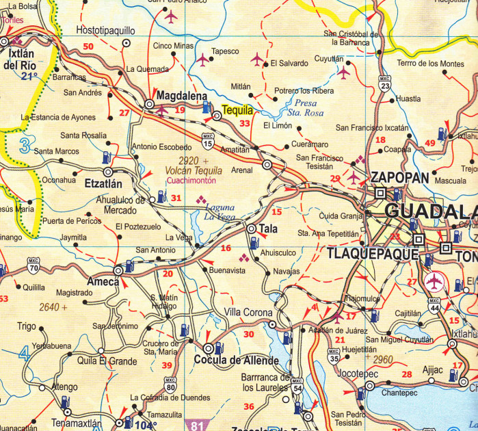 detail Mexiko (Mexico) 1:1m atlas ITM